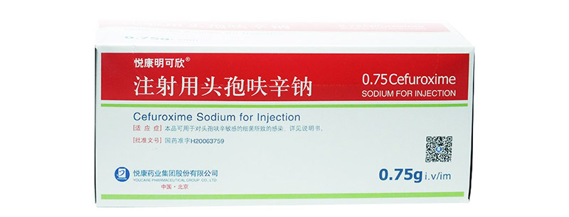 注射用头孢呋辛钠0.75g*10支